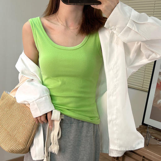 【山姆同款 安家美女士背心】2件装 专柜99 商超品质 40织精梳棉 潮流12色 精美PP袋包装 水洗吊牌齐全 商品图6