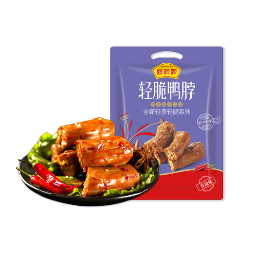 轻脆鸭脖248g 轻脆轻享系列 地道温州风味 香辣卤味 商品图1