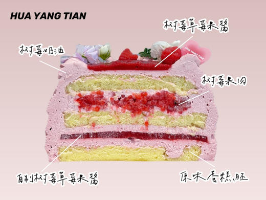 周年秒杀：6英寸覆盆子红莓· 奶油蛋糕 商品图1