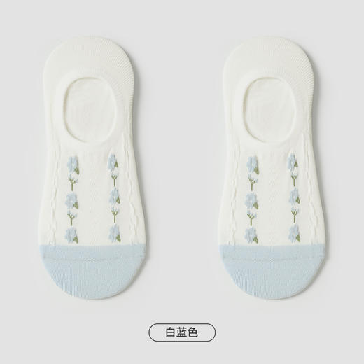 都市丽人休闲系列隐形袜女精梳棉袜子中厚隐形袜LC4DD3 商品图2