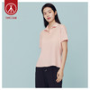 Threegun三枪 【丝光棉珠地】翻领短袖女士T恤上衣-10508A011 商品缩略图5
