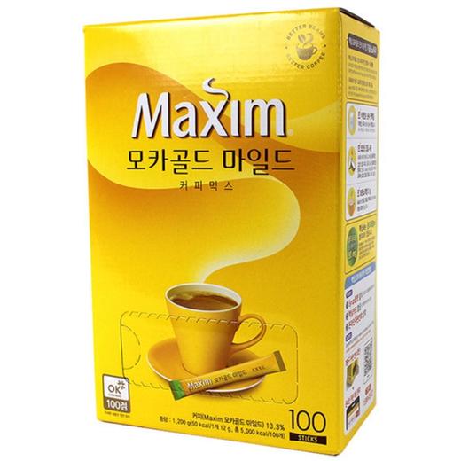 麦馨金摩卡温淳混合咖啡(12gx100)맥심 모카골드 마일드 커피믹스[企业] 商品图0