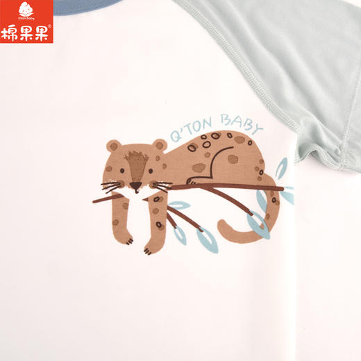 棉果果夏季新品5A抗菌纯棉80-130码男童套头T恤M211140224345 商品图1