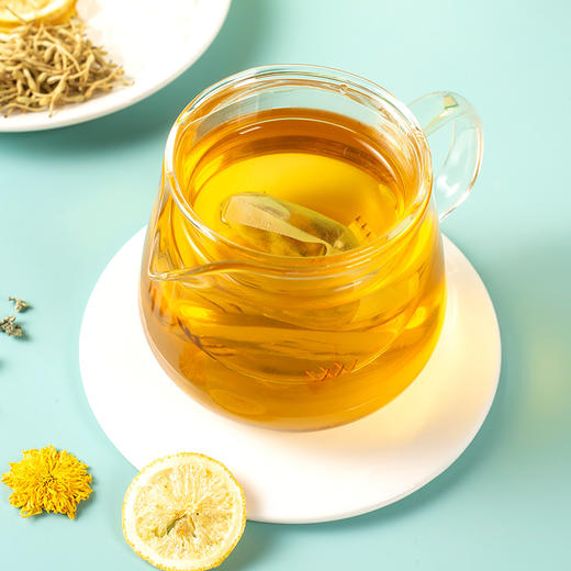 【买2送1，暑气清凉茶PICC承保】甄选柠檬、薄荷、金银花、菊花、橘皮、茉莉花、冰糖消暑茶降温防暑茶夏天工地防中暑 商品图4
