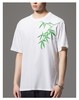 PINLI品立新中式2024夏季新款中国风短袖T恤竹叶贴布绣男士体恤潮BG242111056 商品缩略图7