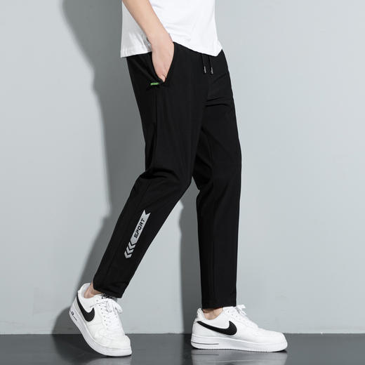 【冰丝速干】【DCS】大依优型大码冰丝裤松紧腰休闲运动裤直筒卫裤休闲裤加肥加大运动薄薄长裤胖子裤子夏季款 商品图2