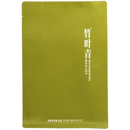 【2025春茶现货】竹叶青茶峨眉高山绿茶明前茶芽特级(品味)自饮袋装100g 商品图5