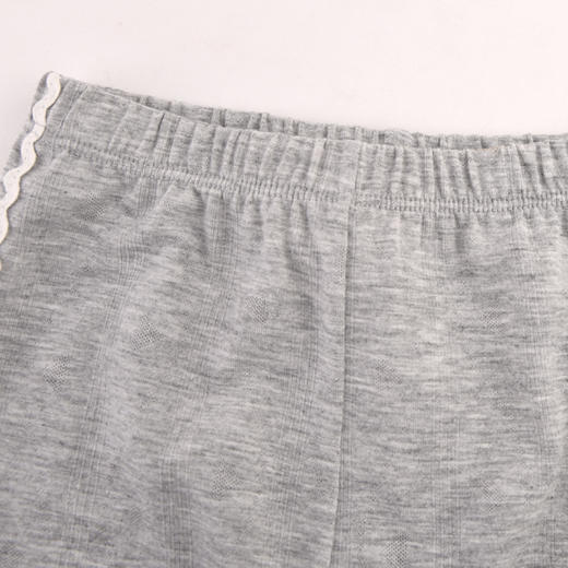 棉果果夏季新品女童提花汗布七分打底裤M222206224239 商品图2