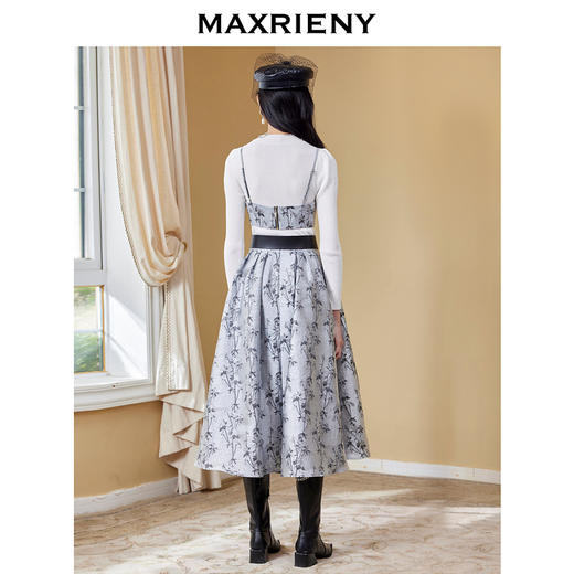 MAXRIENY复古蝴蝶结针织秋季毛衫吊带设计感轻奢(货号:MC87SW565) 商品图2