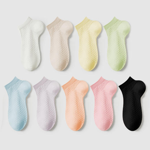 都市丽人简约系列船袜女超薄棉袜子薄款船袜LC4DB8 商品图1