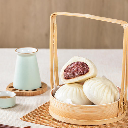 和善园玫瑰豆沙包（80g*12个/袋）*2袋 商品图1