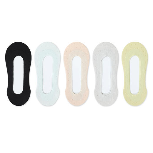 都市丽人简约系列隐形袜女锦纶袜子薄款隐形袜LC4CA2 商品图1