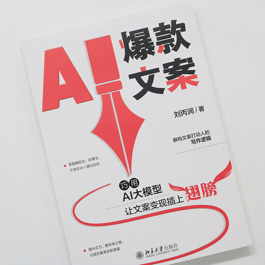 AI爆款文案: 巧用AI大模型让文案变现插上翅膀 刘丙润 著 北京大学出版社 商品图3