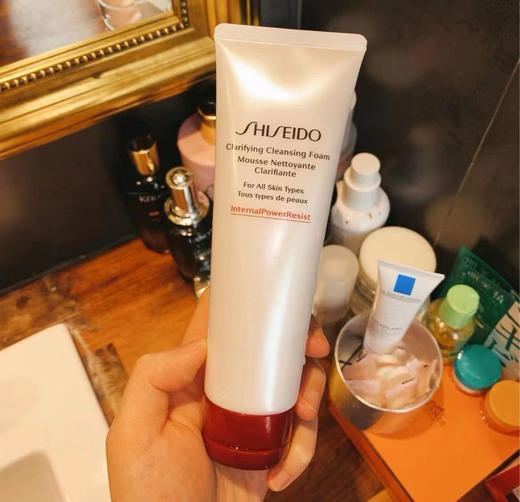 专柜360 资生堂肌活焕彩洁面【红腰子洁面】125ml 清洁保湿杠杠的 商品图2