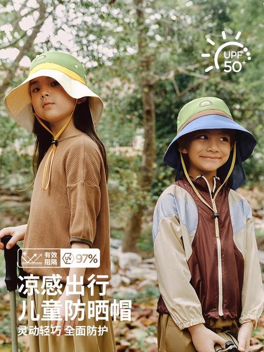 正版！【UPF50+，阻隔紫外线99.9%】zoyzoii儿童防晒帽子宝宝遮阳防紫外线2024夏季薄款超轻男女婴儿 商品图0
