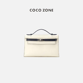 COCO ZONE2024高级感拼色通勤手提包气质百搭单肩包CC2A0370