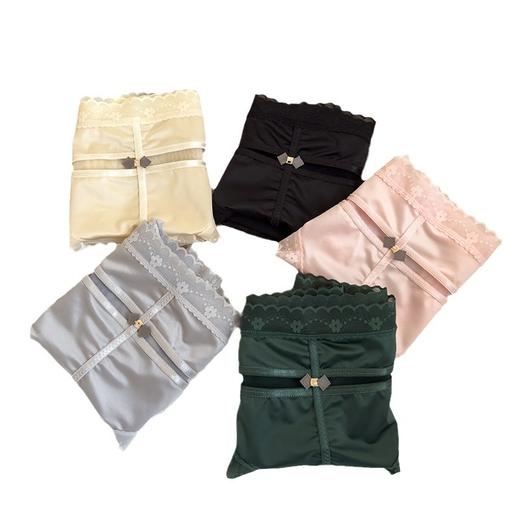 【收腹提臀 尽显性感！】柔软、透气、舒适，穿一件抵三件！蕾丝拼接性感中腰包臀女士三角裤，立体包裹，舒适翘醫，让你享受零拘束感。少女内裤，半透明的网纱更是性感诱人！ 商品图4