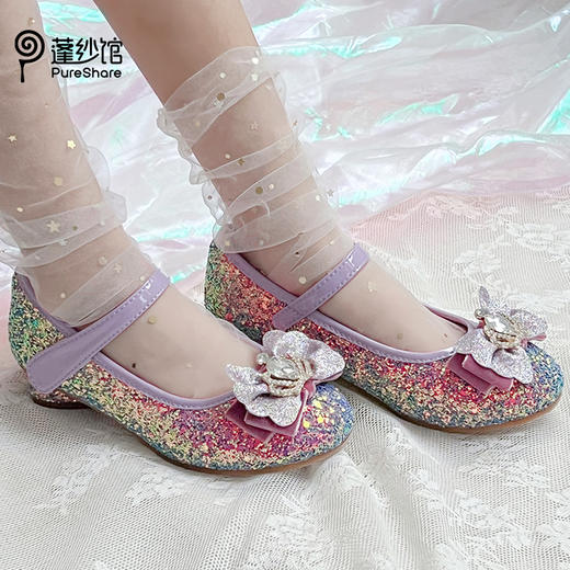 PureShare水钻皇冠蝴蝶结爱心跟单鞋 商品图0
