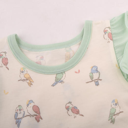 棉果果夏季新品5A抗菌纯棉73-130码女童背心M221170224359 商品图1