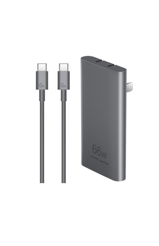 华为卡片全能充电器（Max 66W)含6A C-C 1.0米数据线 商品图0