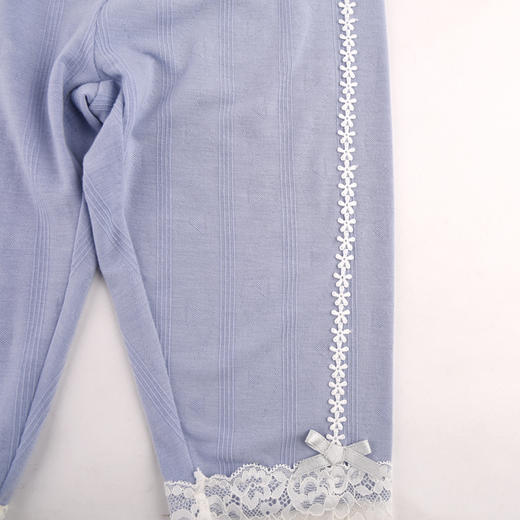 棉果果夏季新品女童提花汗布七分打底裤M222206224213 商品图2