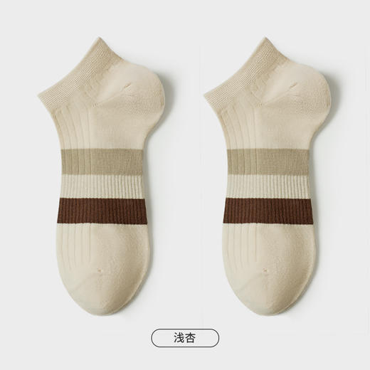 都市丽人都市锋尚休闲系列船袜男精梳棉袜子中厚船袜FC4DA2 商品图5