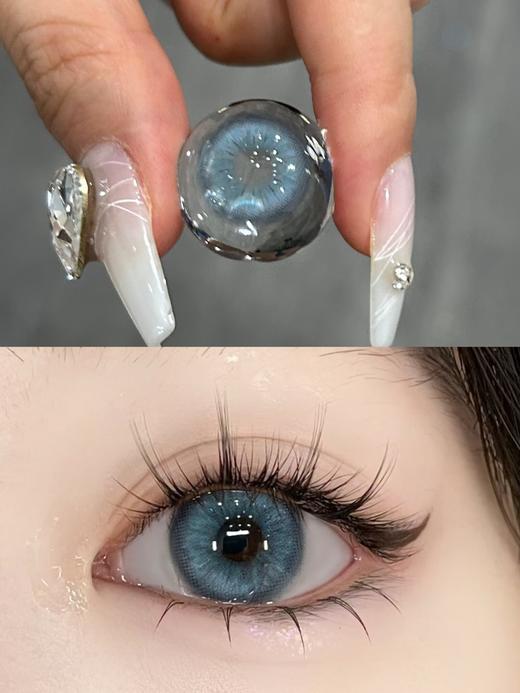 Summer baby·月抛  西红柿/天使蓝/温婉紫/香槟奶咖 14.5  【日抛&月抛双版本】显色又水光透亮的宝石彩瞳！细腻立体虹膜水光很是融瞳！国产0-800度<一副两片> 商品图1