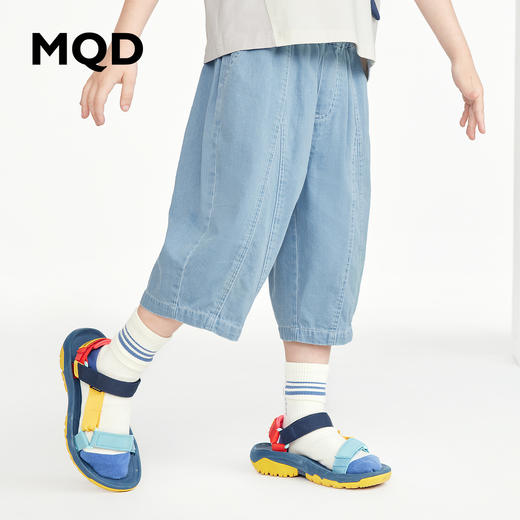 【断码】【秒2】【MQD】【专柜同款】童装夏季新款男童牛仔裤柔软七分灯笼裤洋气 商品图1