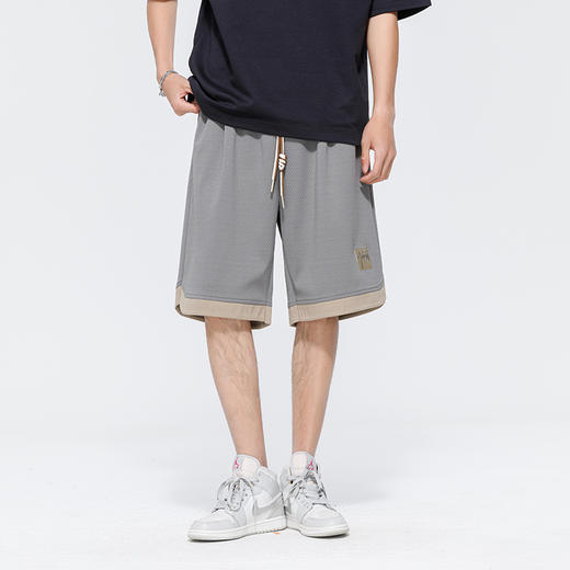 【Q】【新款DYF】大依优型大码五分裤大号裤子弹力透气加肥加大夏季松紧腰宽松运动短裤沙滩裤 商品图1