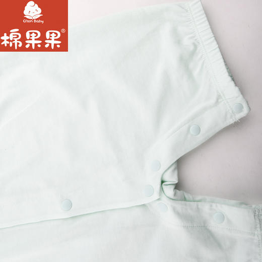 棉果果夏季新品5A抗菌纯棉对开连体衣M211722224379 商品图1