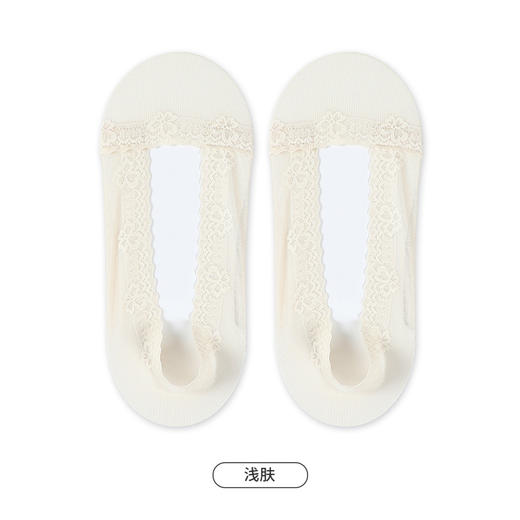 都市丽人简约系列隐形袜女锦纶袜子薄款隐形袜LC4DD8 商品图3