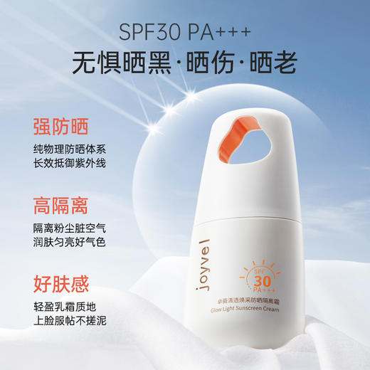 袋鼠妈妈 卓薇清透焕采防晒隔离霜40g+卓薇水感倍护防晒乳50g 全身防护 抵抗日晒 商品图3