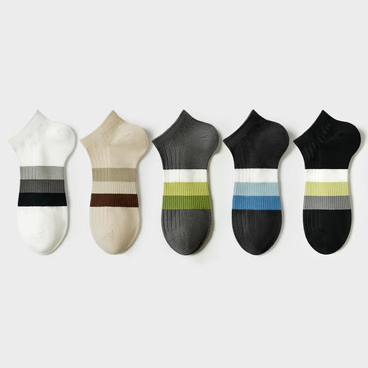 都市丽人都市锋尚休闲系列船袜男精梳棉袜子中厚船袜FC4DA2 商品图1