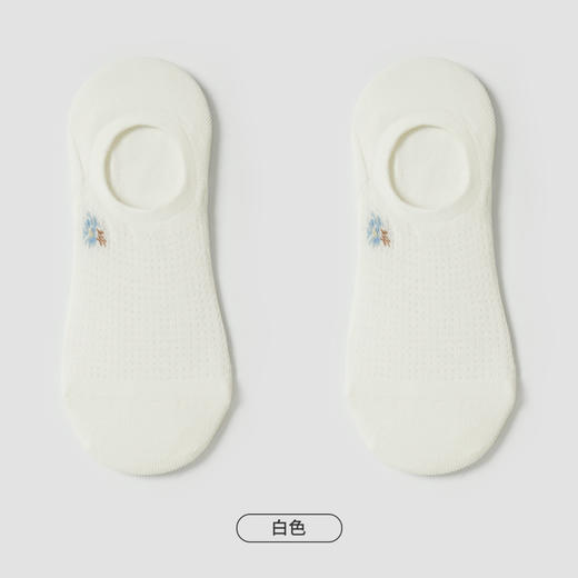 都市丽人休闲系列隐形袜女精梳棉袜子中厚隐形袜LC4DD3 商品图3