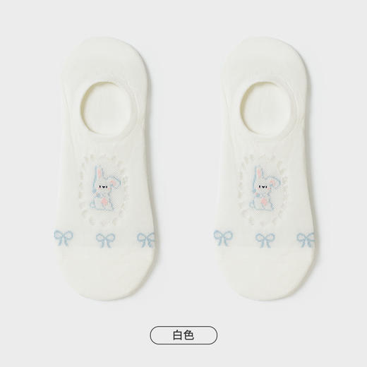 都市丽人休闲系列隐形袜女精梳棉袜子中厚隐形袜LC4DC8 商品图3