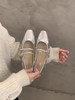 粗跟银色玛丽珍鞋浅口2024年春季新款一字带配裙子气质单鞋女鞋子_ym 商品缩略图5
