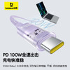 倍思 透明CD系列 快充数据线 Type-C to Type-C 100W 商品缩略图3