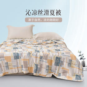 2024年新款雅芳婷摩登丝夏凉被夏薄被夏季丝滑凉感空调被可机洗