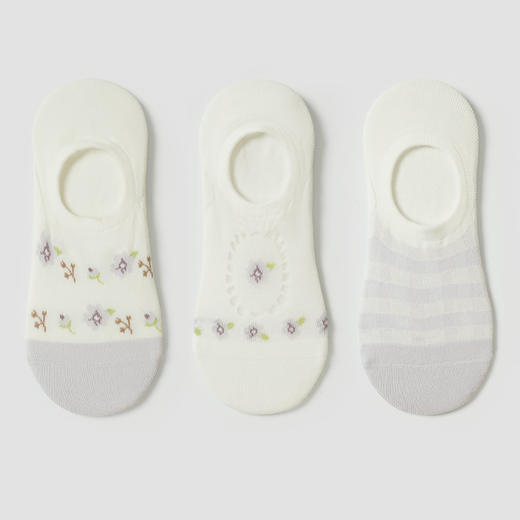 都市丽人休闲系列隐形袜女精梳棉袜子中厚隐形袜LC4DC9 商品图1