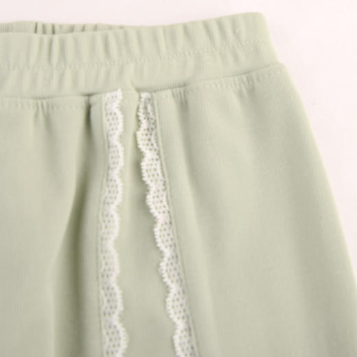 棉果果夏季新品女童提花针织七分裤M222201424237 商品图1