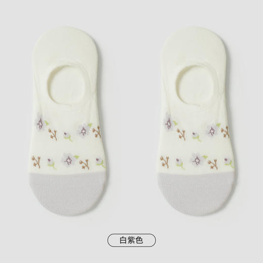 都市丽人休闲系列隐形袜女精梳棉袜子中厚隐形袜LC4DC9 商品图3