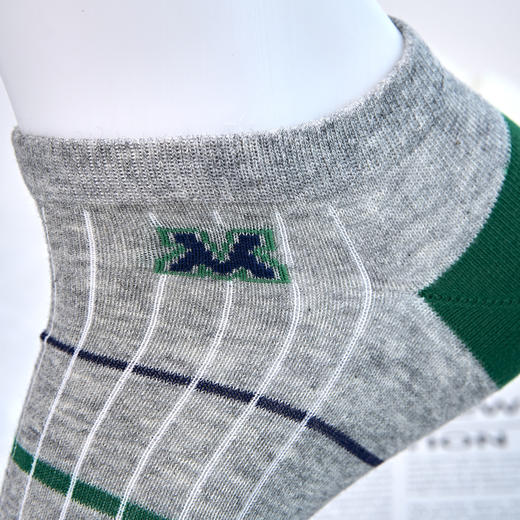 2024春夏新款男士条纹无骨精梳棉船袜[2411307] 商品图2