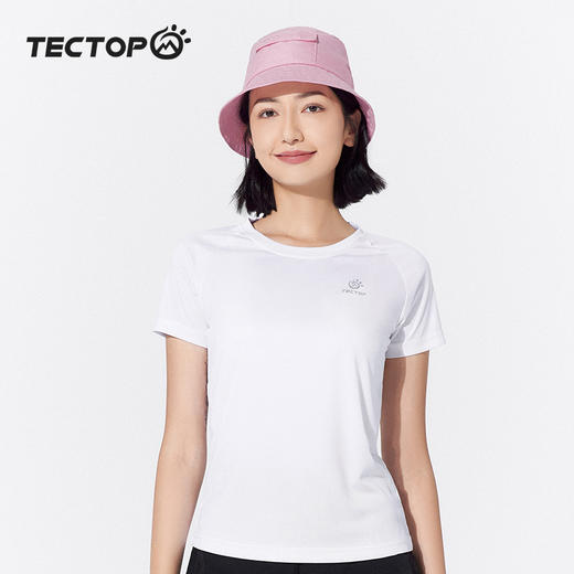 【29秒杀】探拓夏季薄款短袖户外速干T恤男休闲健身跑步透气情侣运动上衣女短袖 商品图3