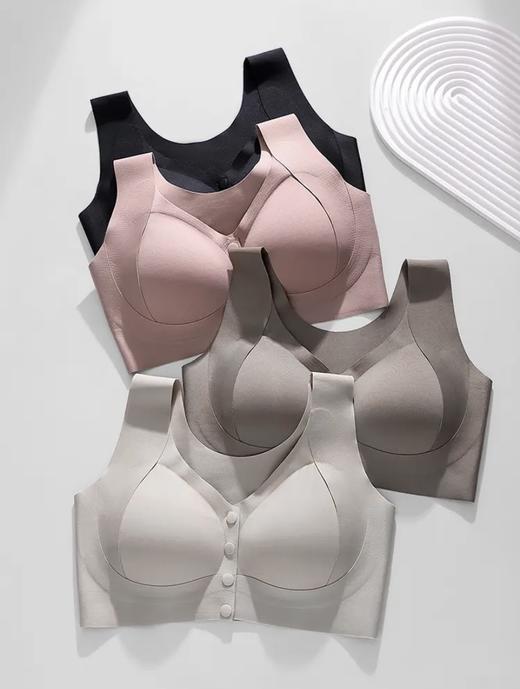 【大码】前开扣内衣中老年文胸（卡码请拍小一码， 按身高+体重选尺码，小胸平胸不拍会空杯） #W2412 商品图9