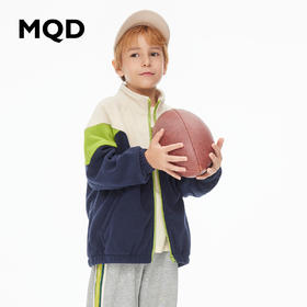 【MQD】【设计师系列】童装儿童满版棒球服春秋男童时尚艺术外套