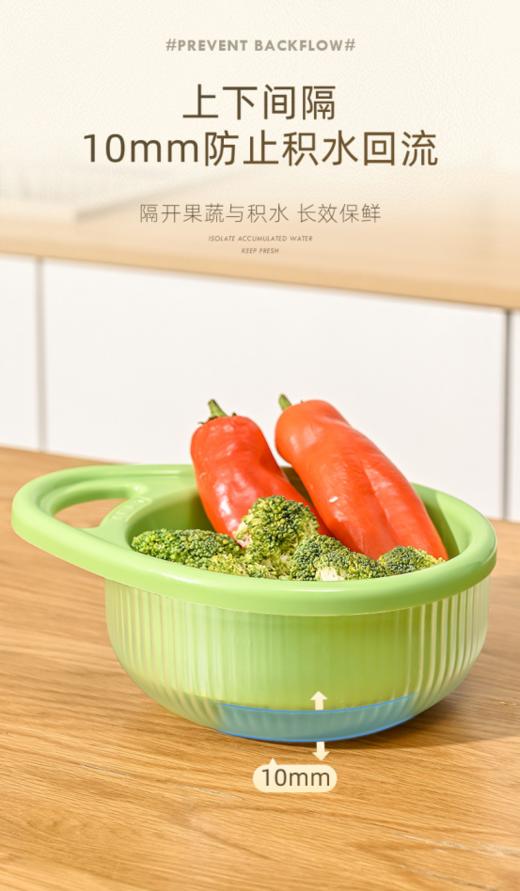 拼手速💥2个仅需💰9.9¥ 💜火爆来袭🔥超级无敌划算🥰 【多功能可提式双层沥水篮】 家居用品也有拥有了高级感～ 🌈 商品图0