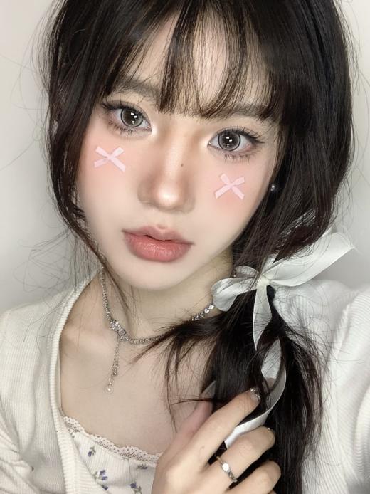 Kaylens 半年抛 人鱼幻想/蓝桥春雪/凤梨冰霜 14.5mm 美瞳两片装 粉紫/蓝/棕 商品图7