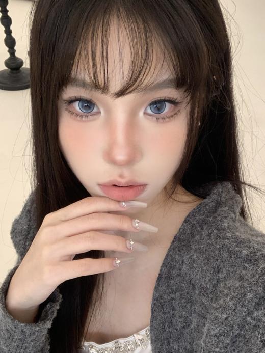 Kaylens 半年抛 人鱼幻想/蓝桥春雪/凤梨冰霜 14.5mm 美瞳两片装 粉紫/蓝/棕 商品图4