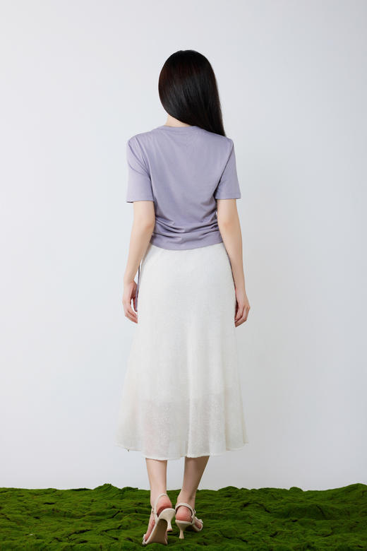 设计感镂空收腰莫代尔棉T 商品图3