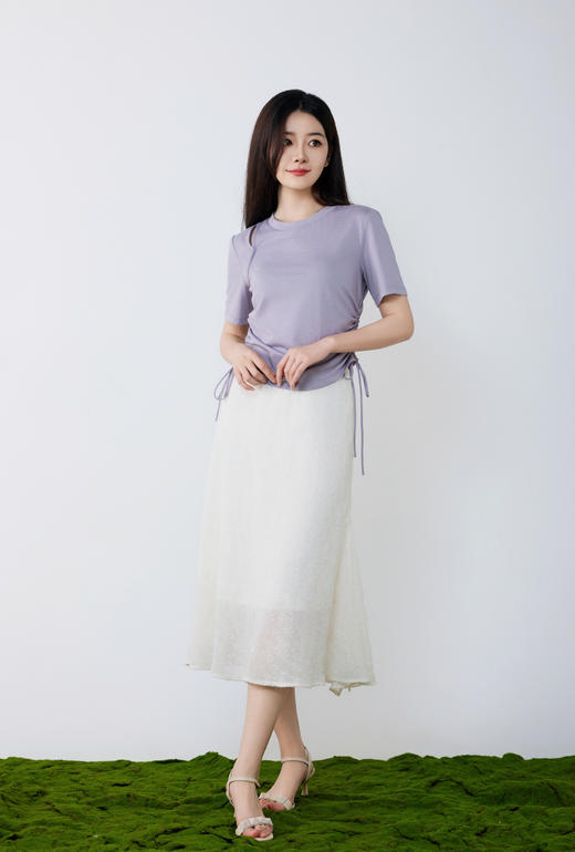 设计感镂空收腰莫代尔棉T 商品图6